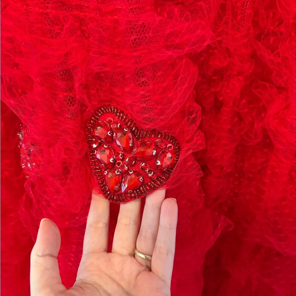 Teuta Matoshi Red Gown ❤️ - Picture 5 of 15